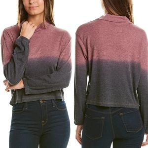 chaser cropped ombre sweater